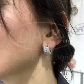 Сережки срібні з Цирконом