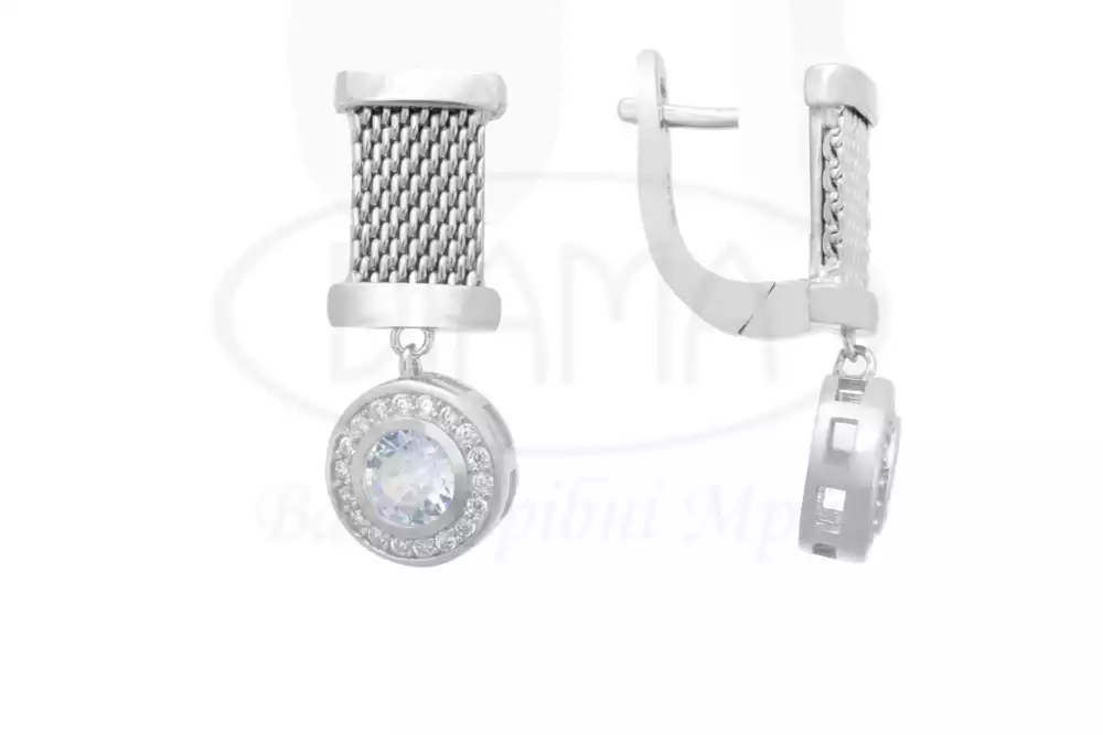 Срібні сережки фото 1