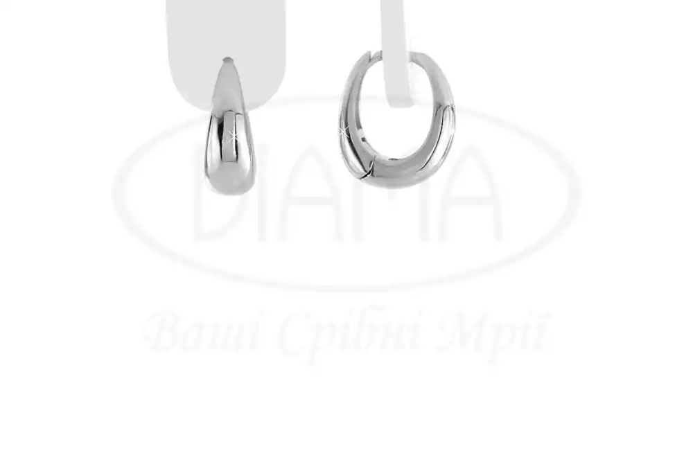 Срібні сережки фото 1