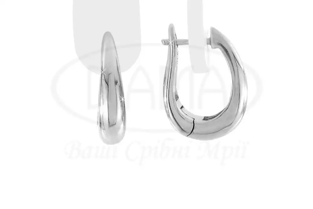 Срібні сережки фото 1
