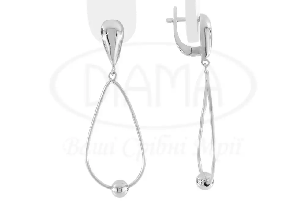 Срібні сережки фото 1