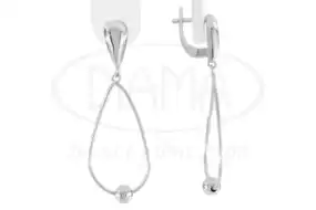 Срібні сережки