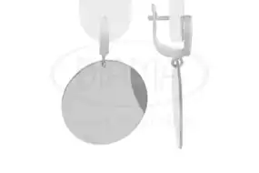 Срібні сережки