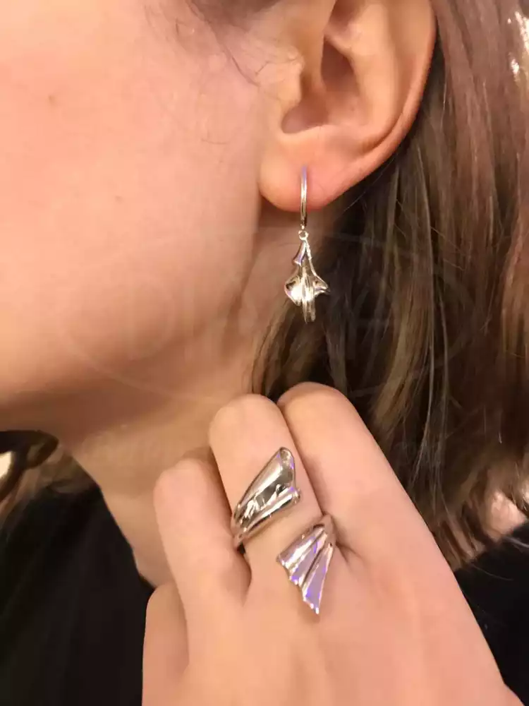 Срібні сережки фото 2