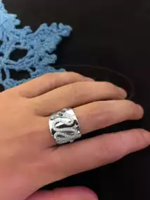 Срібна каблучка