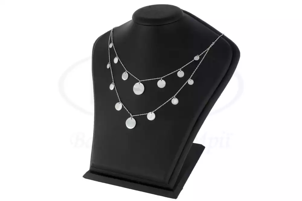 Срібне кольє фото 1