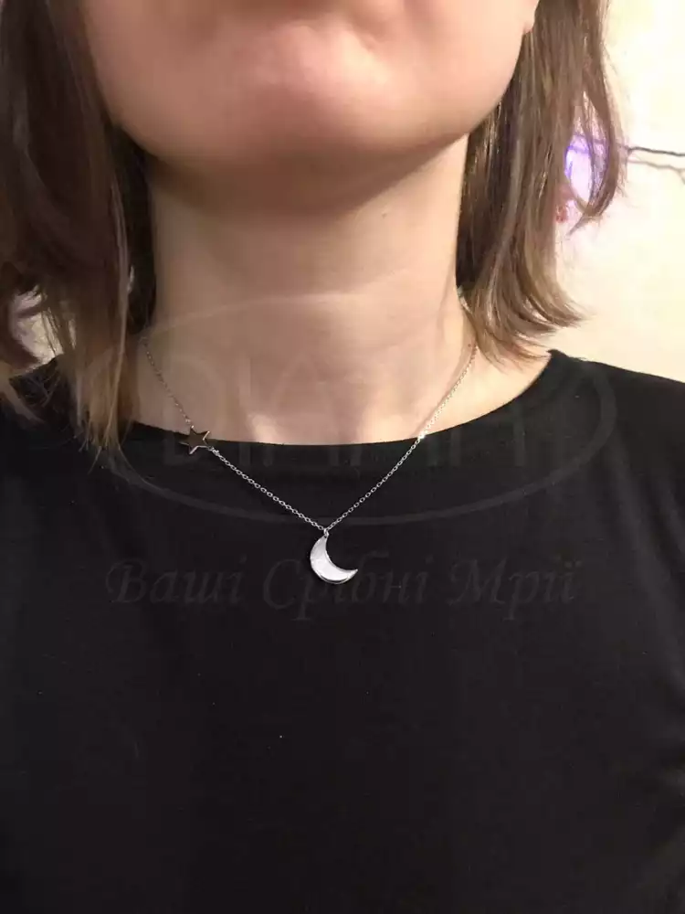 Срібне кольє фото 2