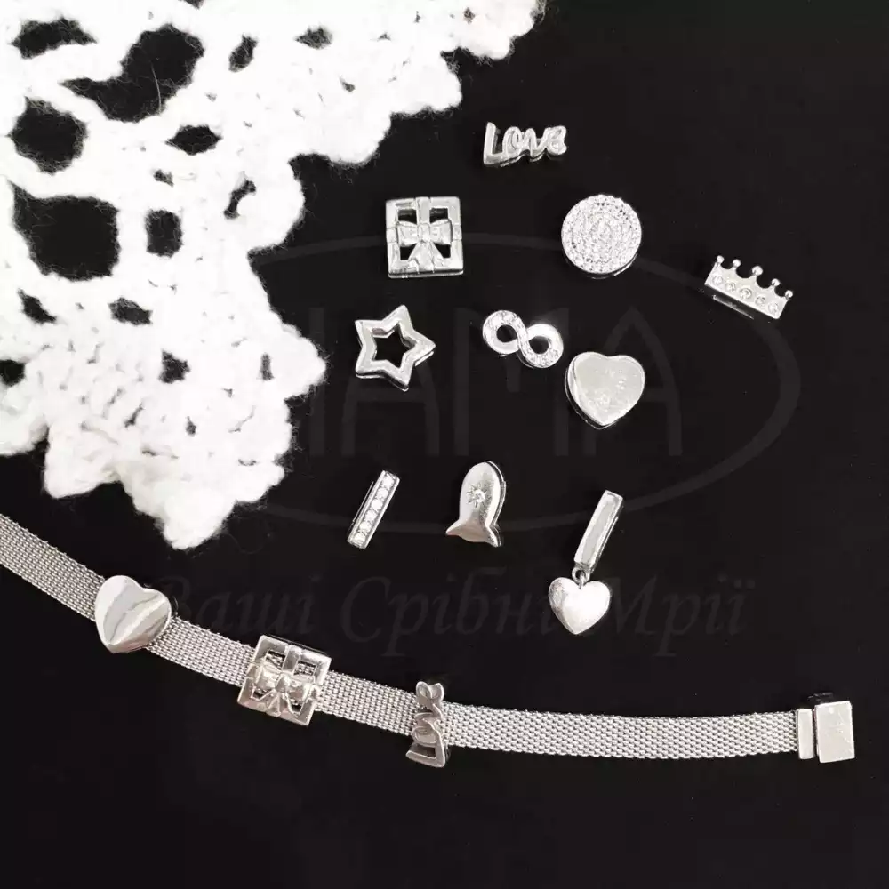 Шарм срібний для браслета фото 2