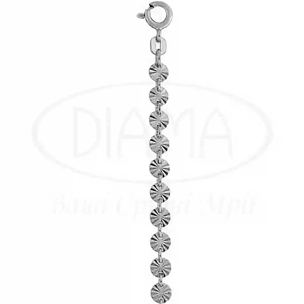 Ланцюг срібний "Сніжинка" фото 2