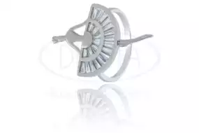 Срібна каблучка "Балерина"