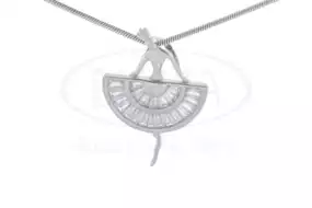 Срібна підвіска "Балерина"