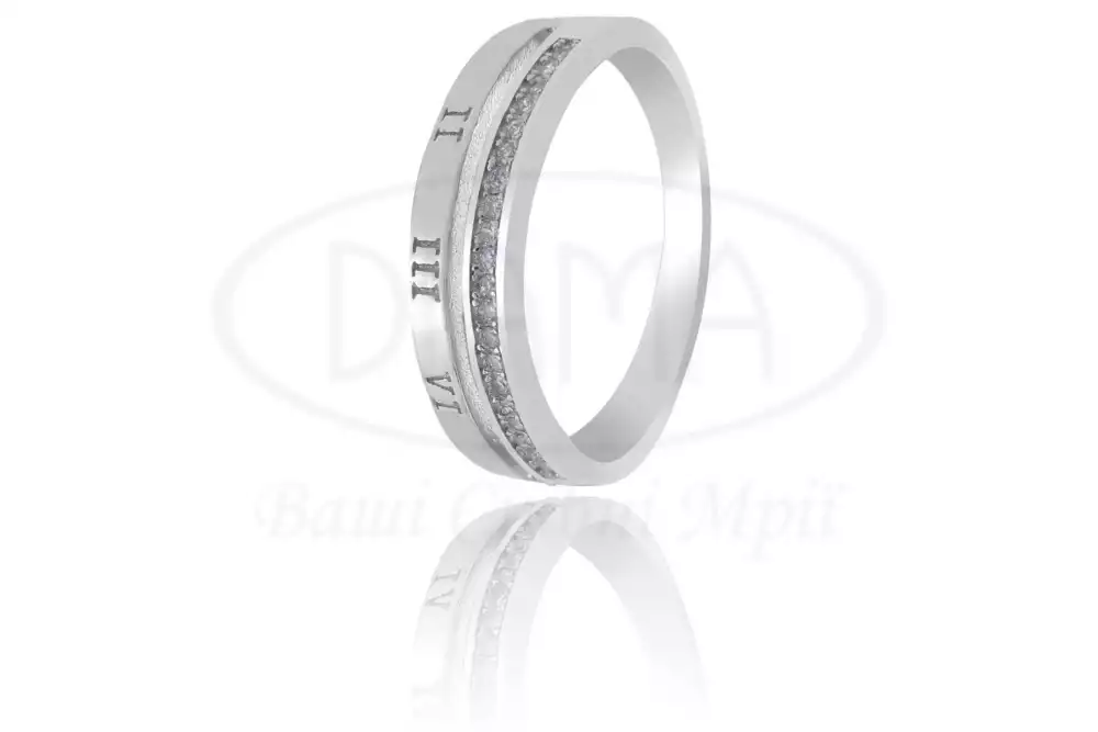 Срібна каблучка з цирконом фото 1