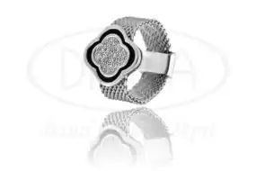 Срібна каблучка "Клевер"