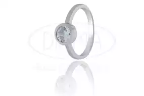 Срібна каблучка з цирконом