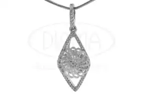 Срібна підвіска "Ромб"