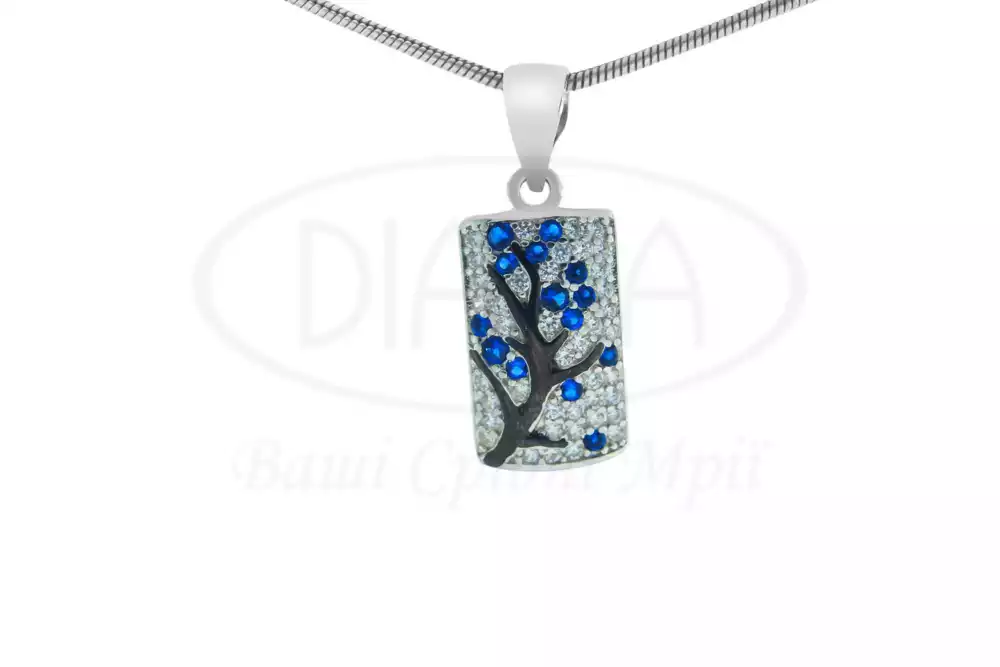 Срібна підвіска "Дерево" фото 1