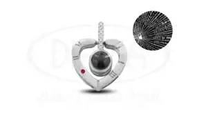 Срібна підвіска "Серце"