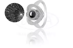 Срібна каблучка "Серце"