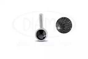 Срібна підвіска з цирконом