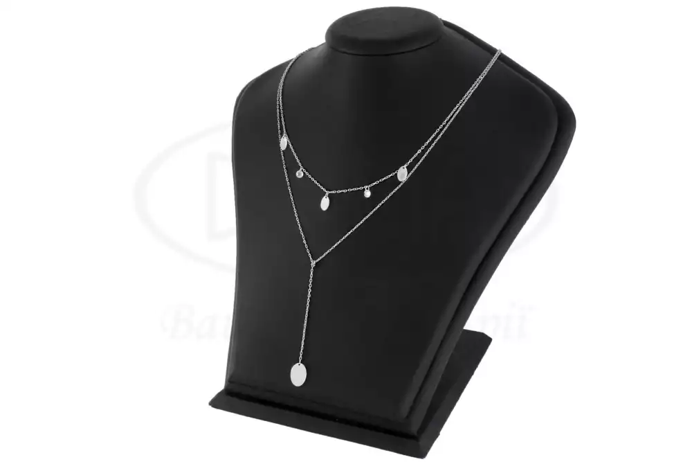 Срібне кольє з Цирконом фото 1