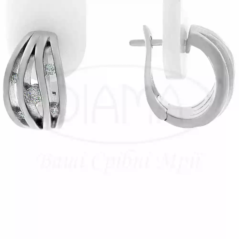 Срібні сережки фото 1