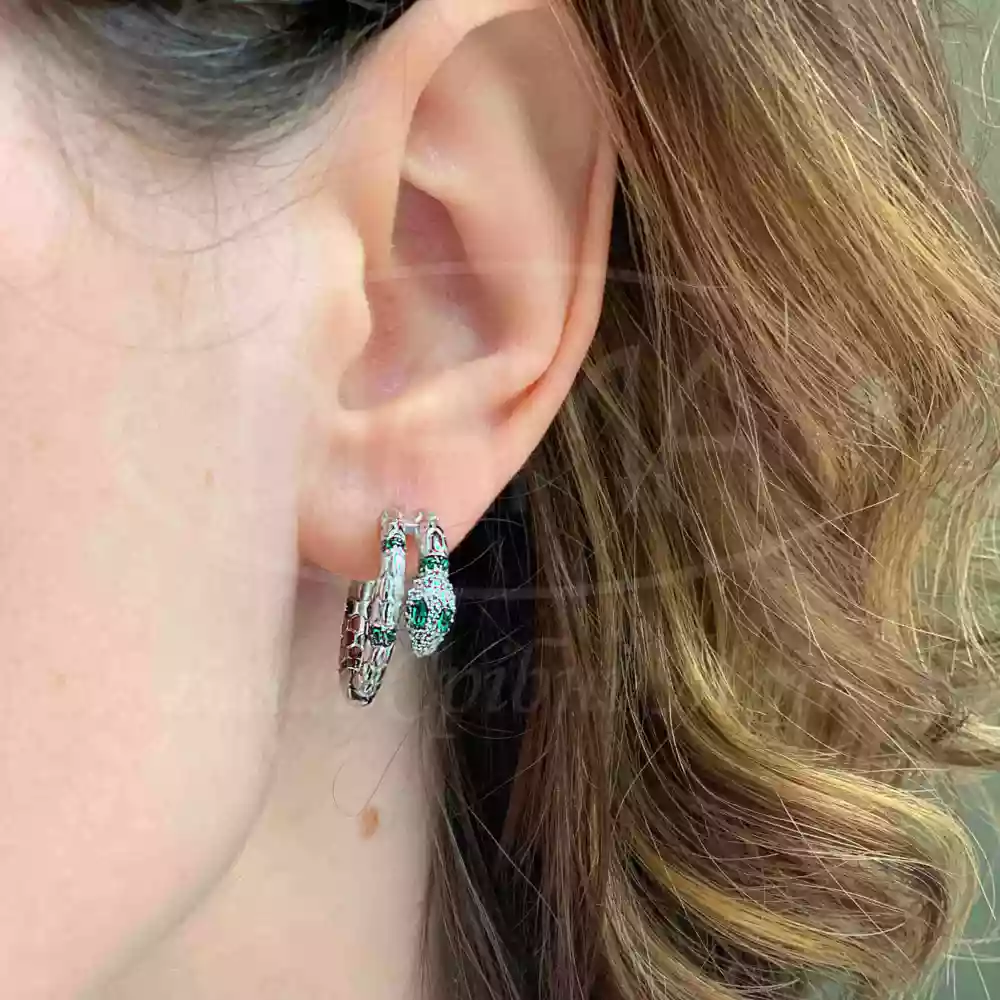 Сережки срібні з Цирконом фото 2