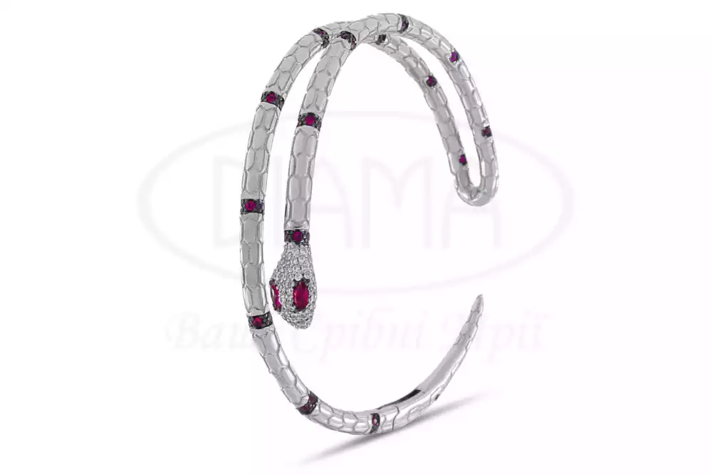 Браслет срібний "Змія" фото 1