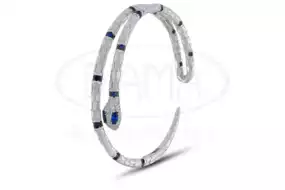 Браслет срібний "Змія"