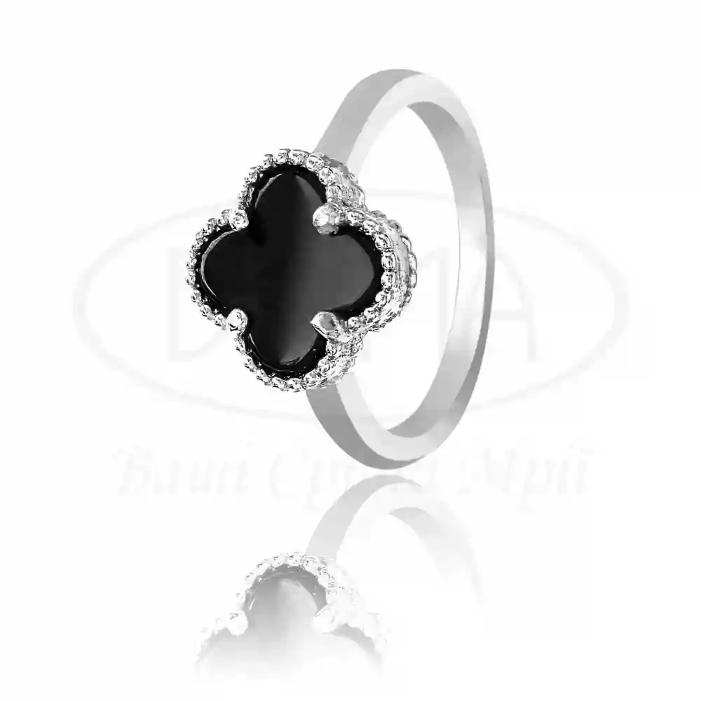 Срібна каблучка "Клевер" фото 1