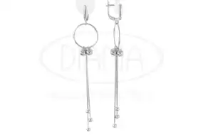 Сережки срібні з кульками