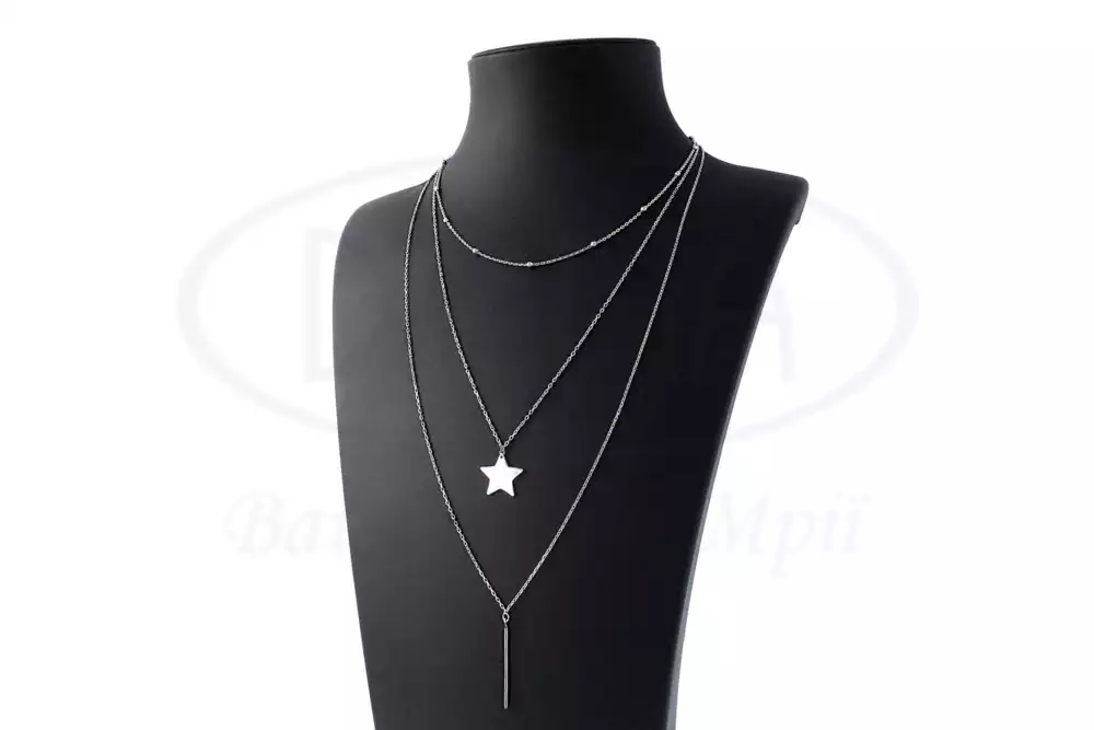 Срібне кольє з Зіркою фото 1