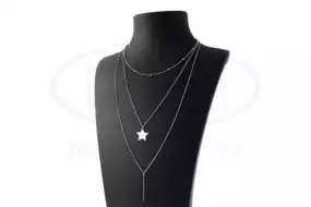 Срібне кольє з Зіркою