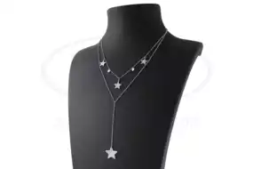 Срібне кольє з Зірками