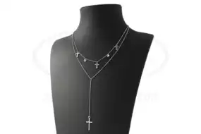 Срібне кольє з Хрестиками