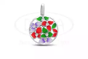 Підвіска срібна з Емаллю