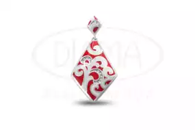 Підвіска срібна з Емаллю