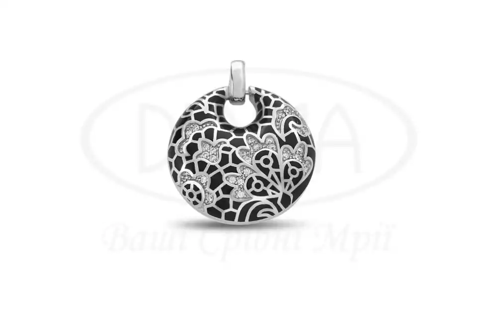 Підвіска срібна з Емаллю фото 1