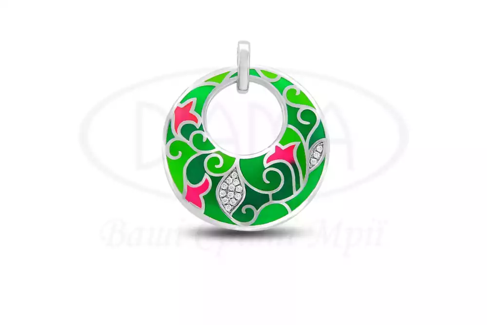 Підвіска срібна з Емаллю фото 1