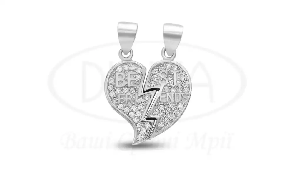Срібна підвіска "BEST FRIENDS" фото 1