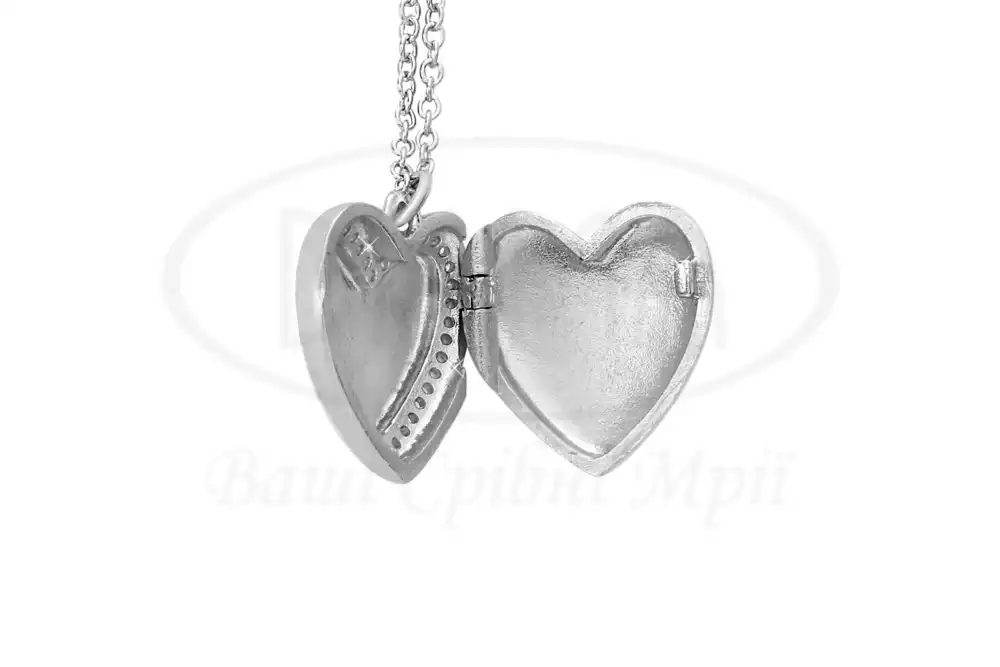 Срібне кольє з Цирконом фото 2