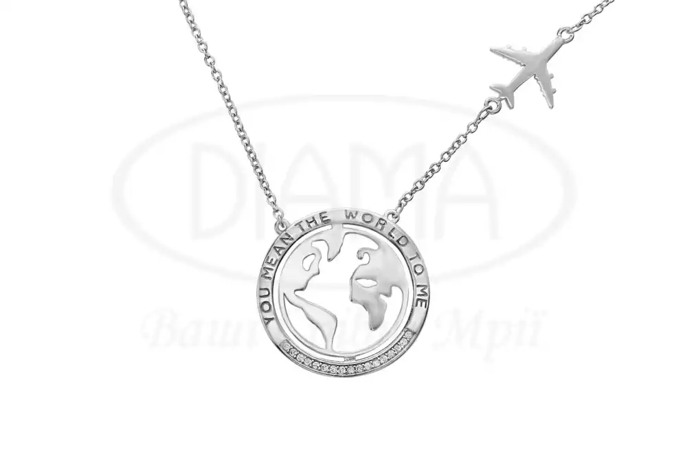 Срібне кольє фото 1