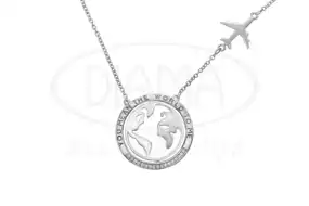 Срібне кольє