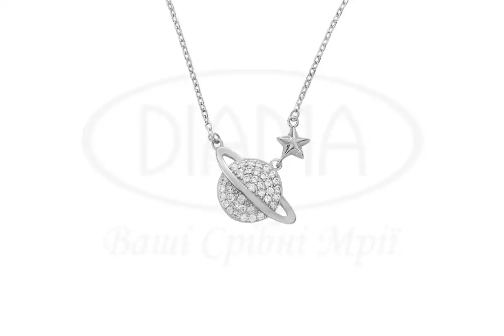 Срібне кольє фото 1