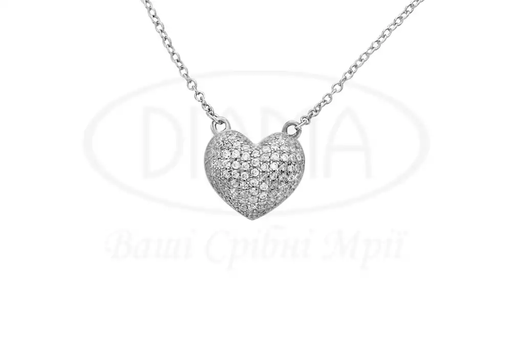 Срібне кольє фото 1