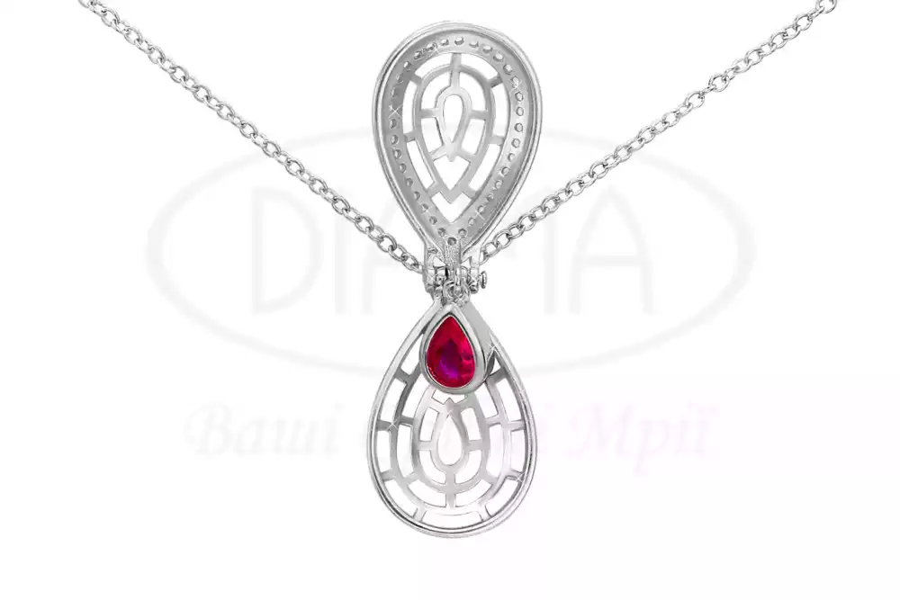 Срібне кольє фото 2