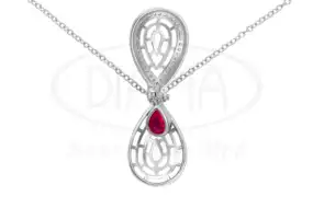 Срібне кольє