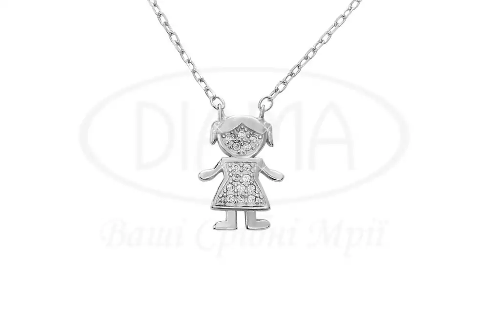 Срібне кольє фото 1