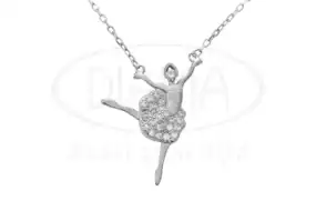 Срібне кольє "Балерина"