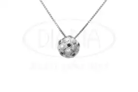 Срібне кольє "М'яч"