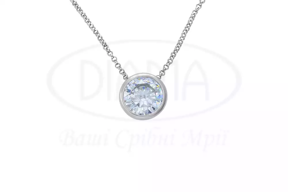 Срібне кольє фото 1